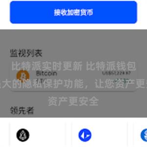 比特派实时更新 比特派钱包：强大的隐私保护功能，让您资产更安全